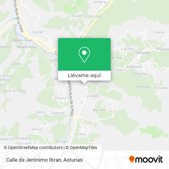 Mapa Calle de Jerónimo Ibran