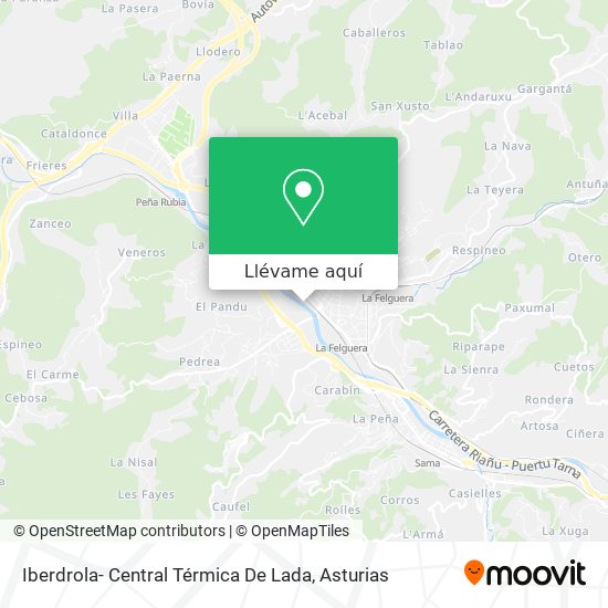 Mapa Iberdrola-  Central Térmica De Lada