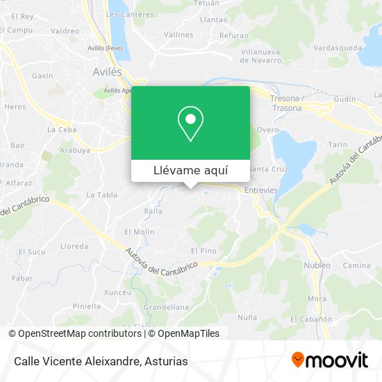 Tomar represalias Experto ingeniero Cómo llegar a Calle Vicente Aleixandre en Corvera De Asturias en Autobús o  Tren?