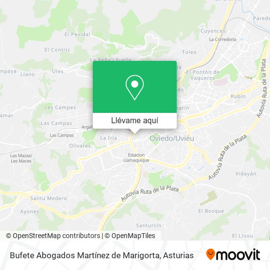 Mapa Bufete Abogados  Martínez de Marigorta