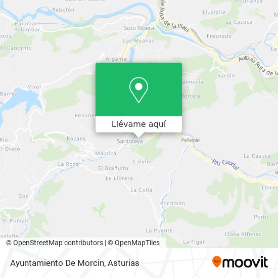 Mapa Ayuntamiento De Morcin