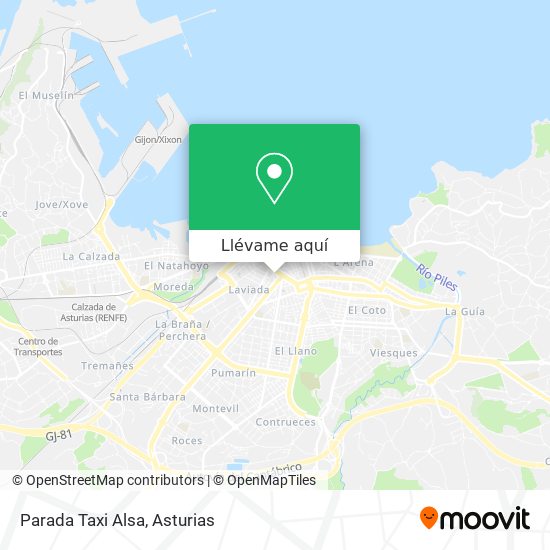 Mapa Parada Taxi Alsa