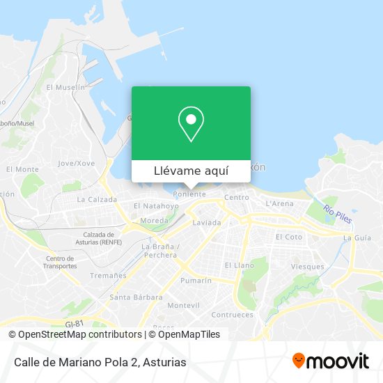 Mapa Calle de Mariano Pola 2