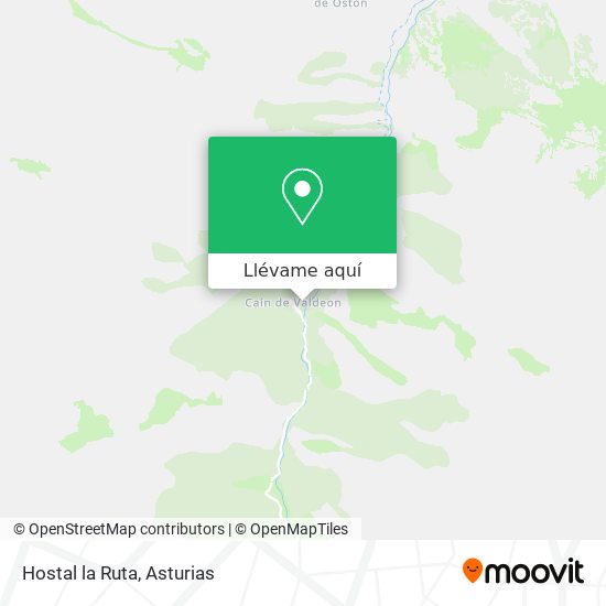 Mapa Hostal la Ruta
