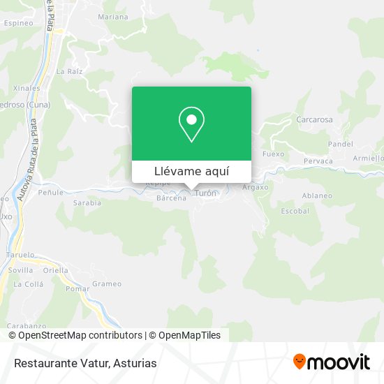 Mapa Restaurante Vatur