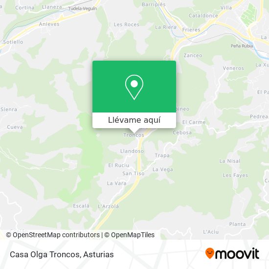 Mapa Casa Olga Troncos