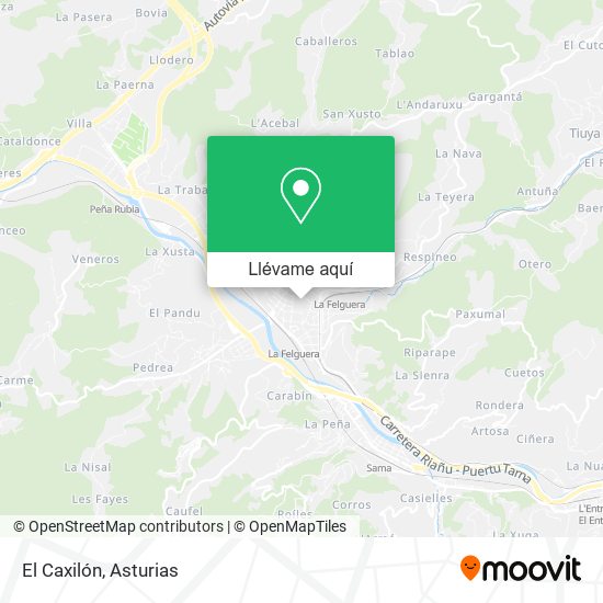 Mapa El Caxilón