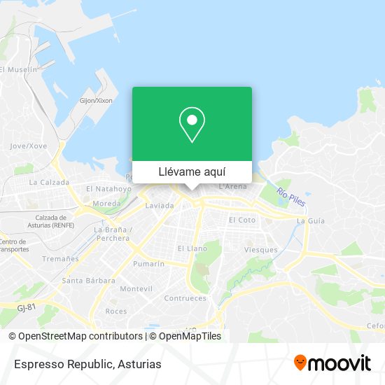 Mapa Espresso Republic