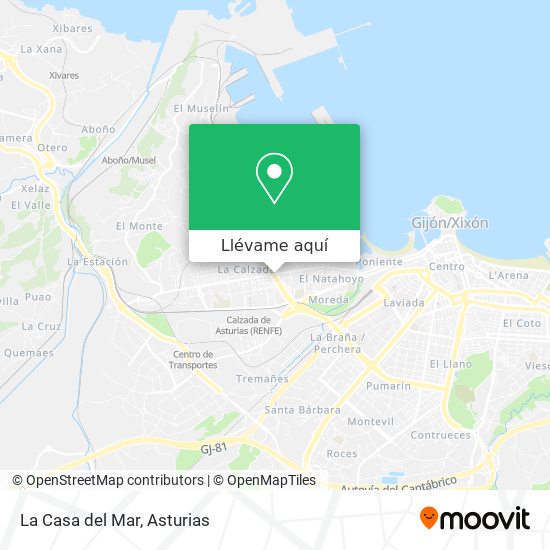 Mapa La Casa del Mar