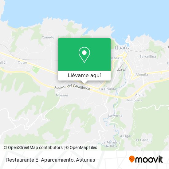 Mapa Restaurante El Aparcamiento