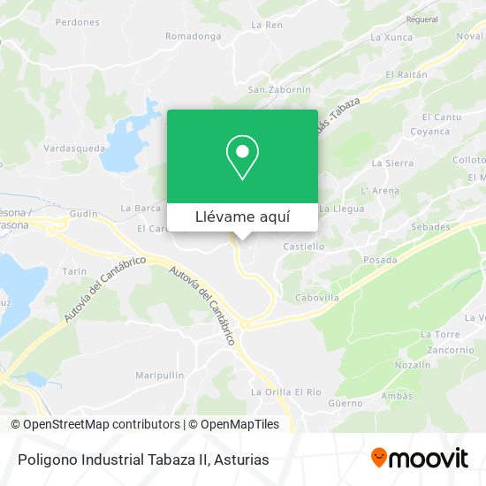 Mapa Poligono Industrial Tabaza II