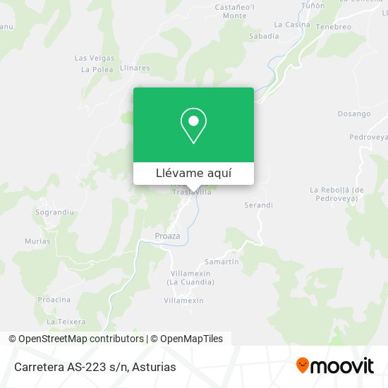 Mapa Carretera AS-223 s/n