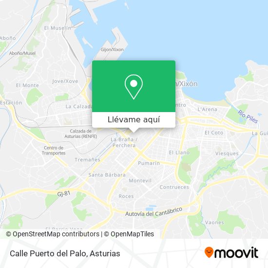 Mapa Calle Puerto del Palo