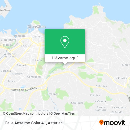 Mapa Calle Anselmo Solar 41