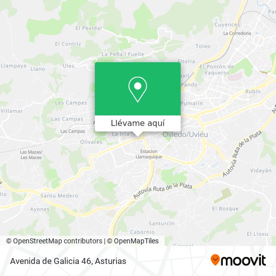 Mapa Avenida de Galicia 46