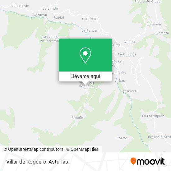 Mapa Villar de Roguero