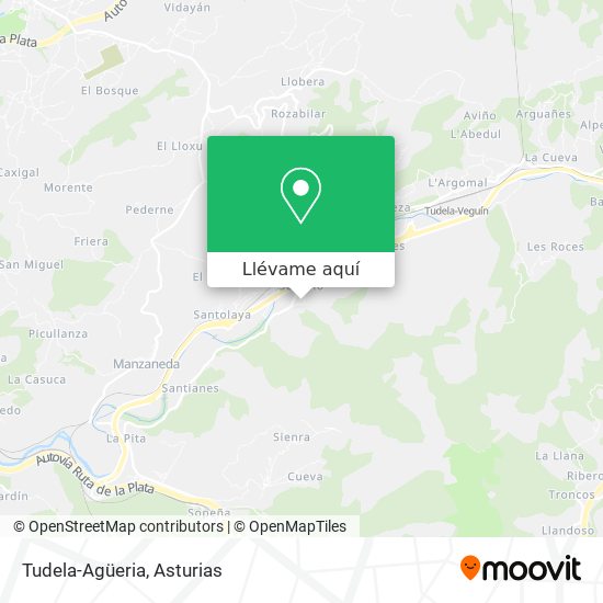 Mapa Tudela-Agüeria