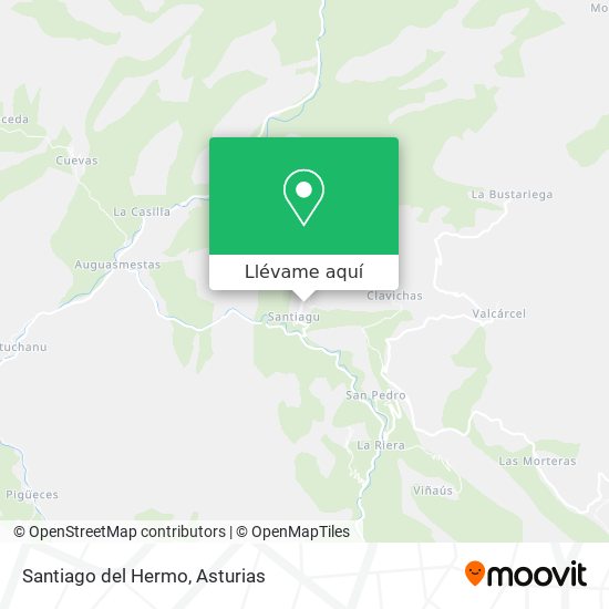 Mapa Santiago del Hermo