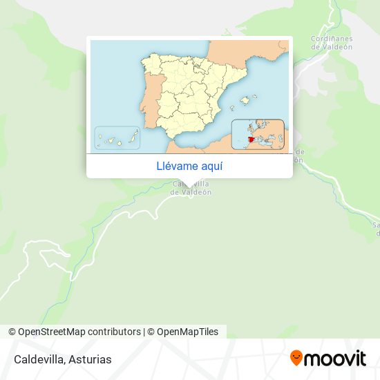 Mapa Caldevilla