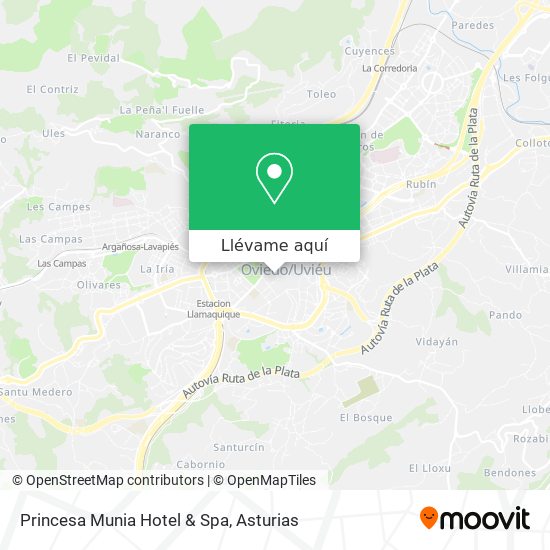 Mapa Princesa Munia Hotel & Spa