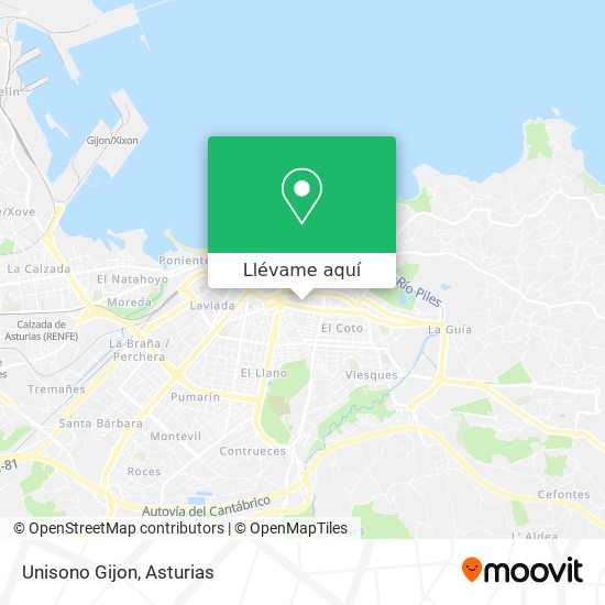 Mapa Unisono Gijon