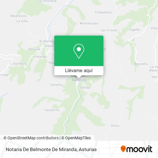 Mapa Notaria De Belmonte De Miranda