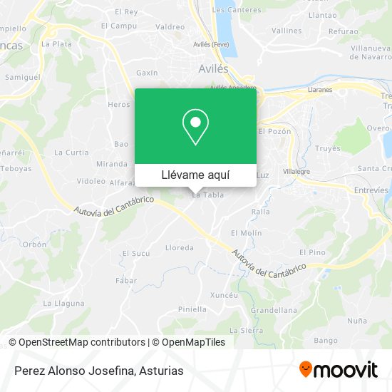 Mapa Perez Alonso Josefina