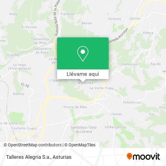 Mapa Talleres Alegria S.a.