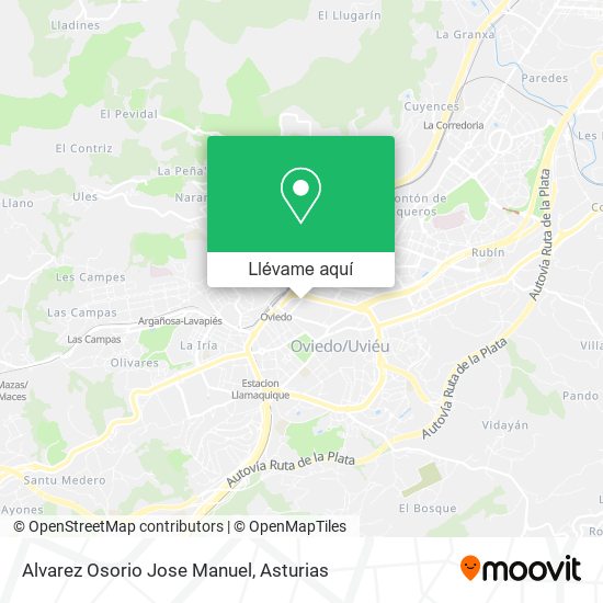 Mapa Alvarez Osorio Jose Manuel