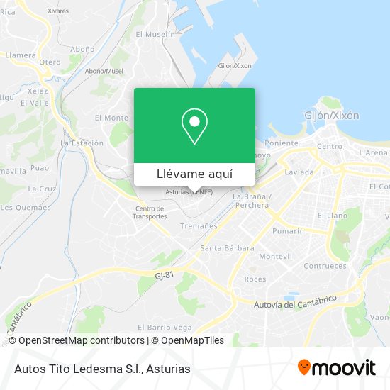 Mapa Autos Tito Ledesma S.l.