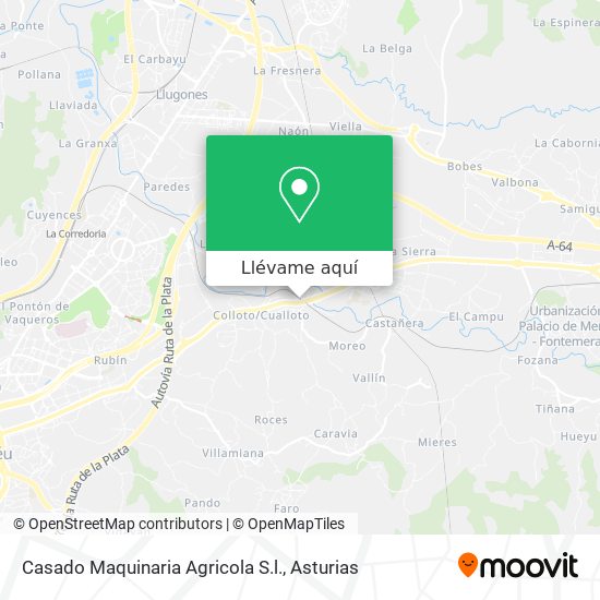 Mapa Casado Maquinaria Agricola S.l.