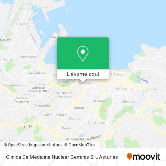 Mapa Clinica De Medicina Nuclear Geminis S.l.