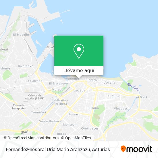 Mapa Fernandez-nespral Uria Maria Aranzazu