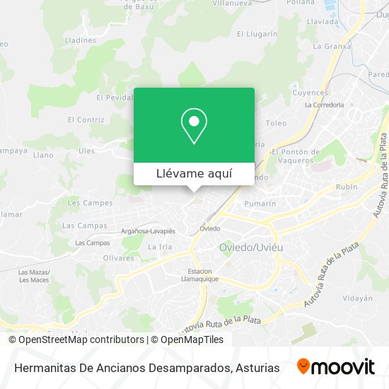 Mapa Hermanitas De Ancianos Desamparados