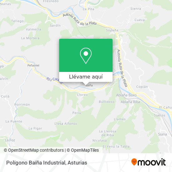 Mapa Polígono Baíña Industrial