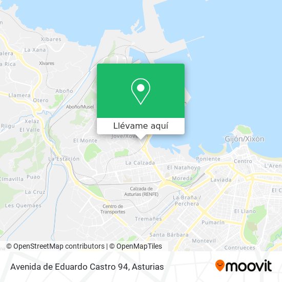 Mapa Avenida de Eduardo Castro 94