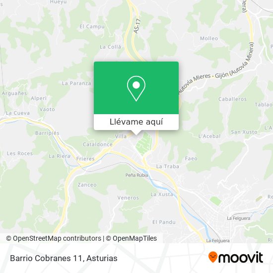 Mapa Barrio Cobranes 11