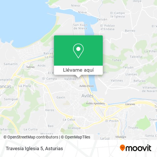 Mapa Travesía Iglesia 5