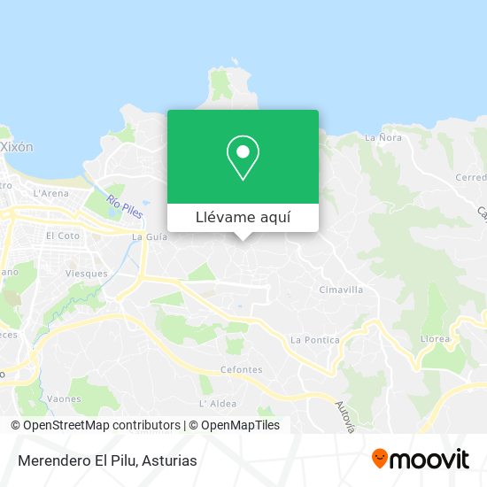 Mapa Merendero El Pilu