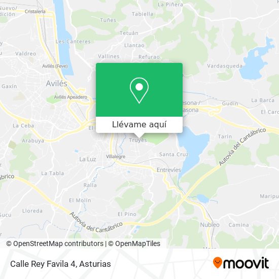 Mapa Calle Rey Favila 4