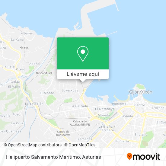 Mapa Helipuerto Salvamento Maritimo