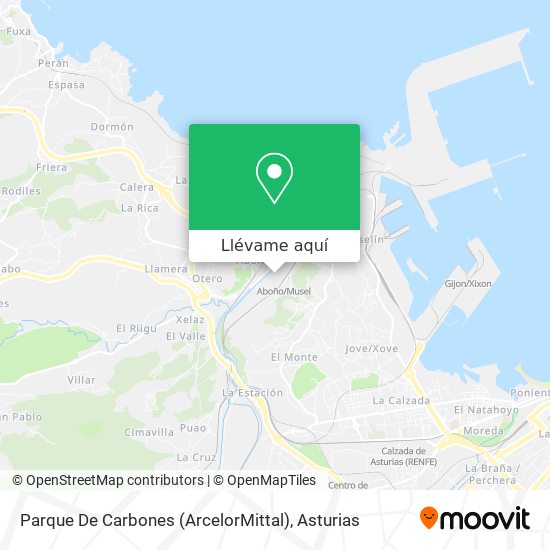 Mapa Parque De Carbones (ArcelorMittal)