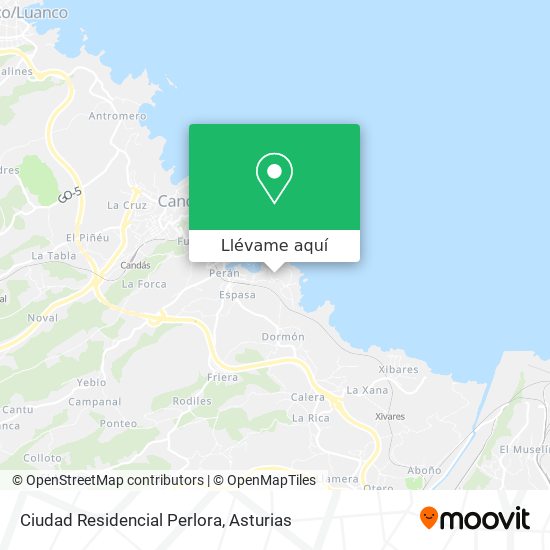 Mapa Ciudad Residencial Perlora