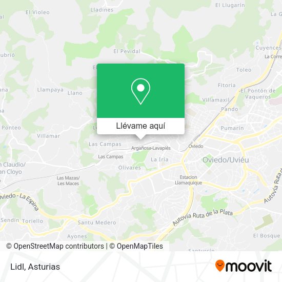 Mapa Lidl