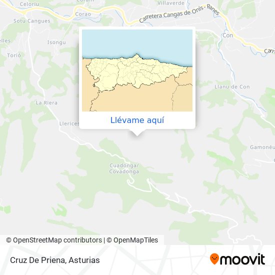 Mapa Cruz De Priena
