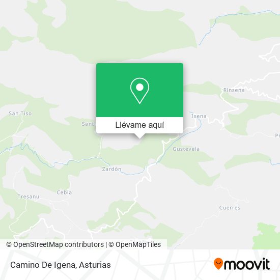 Mapa Camino De Igena