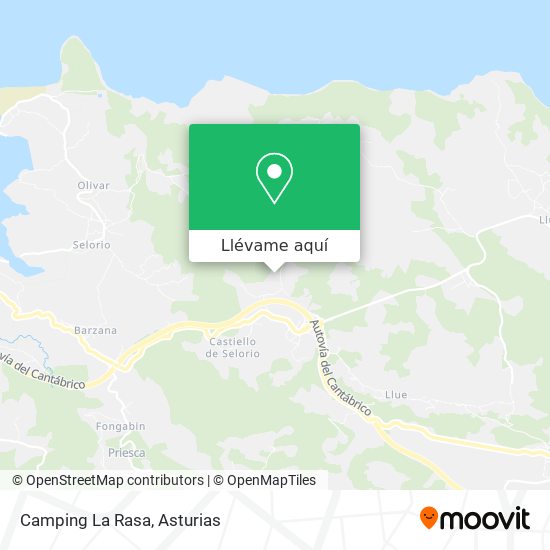 Mapa Camping La Rasa