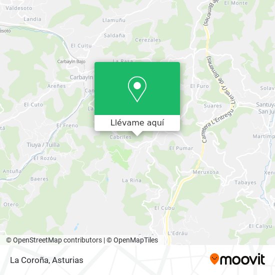 Mapa La Coroña
