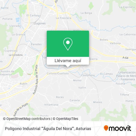 Mapa Polígono Industrial ""Águila Del Nora""