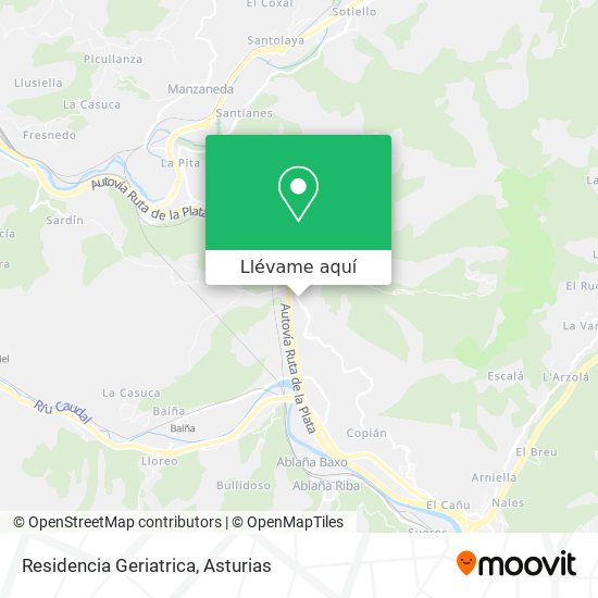 Mapa Residencia Geriatrica